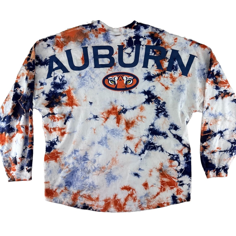 Spirit Auburn Tigers Spirit Jersey Size XXL Blue Orange Long Sleeve Shirt